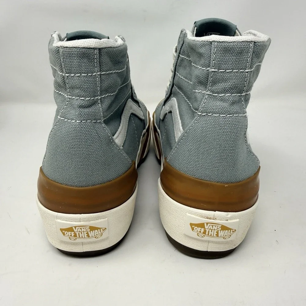 Vans Sk8-Hi Tapered Stacked Sneaker Shoes Green Milieu Gum Unisex M 6 W 7.5